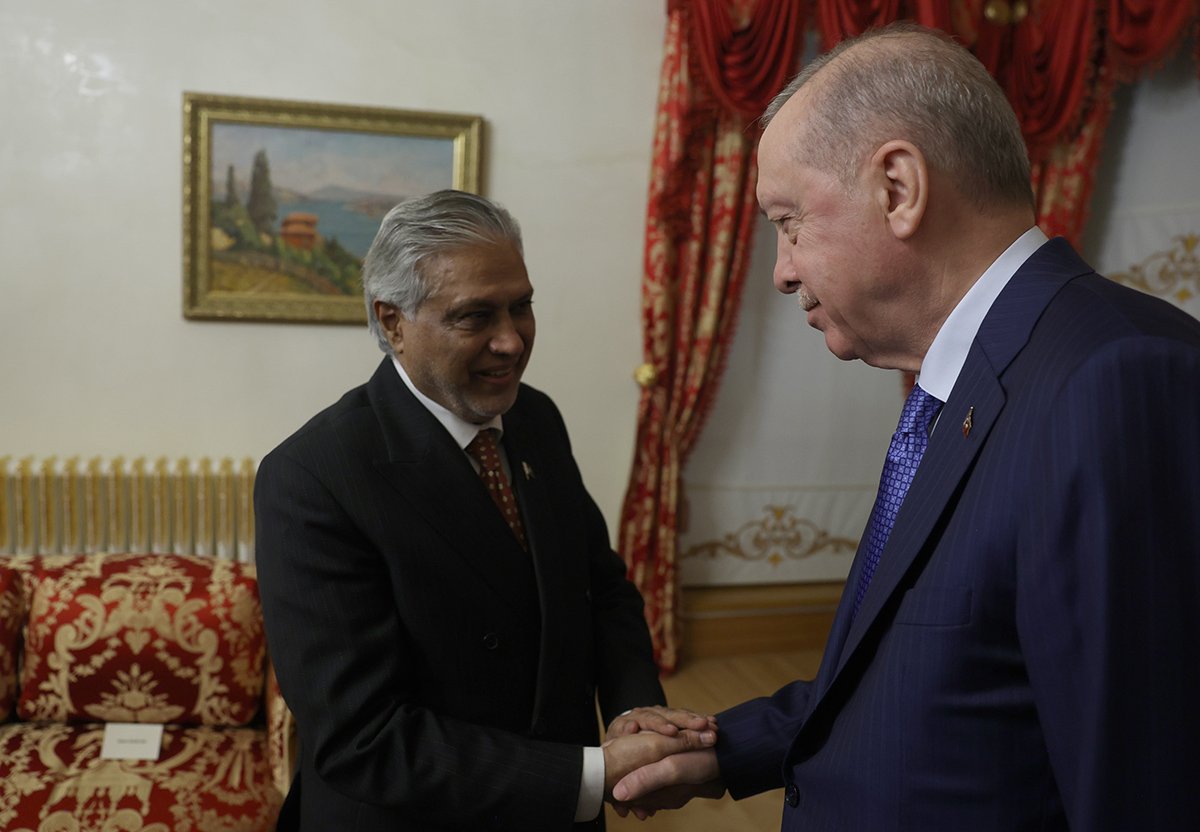 İstanbul'da kritik görüşme! Cumhurbaşkanı Erdoğan, dışişleri bakanlarını kabul etti