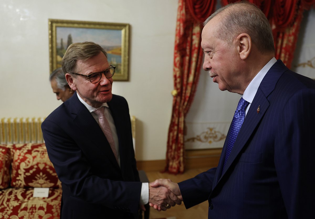 İstanbul'da kritik görüşme! Cumhurbaşkanı Erdoğan, dışişleri bakanlarını kabul etti