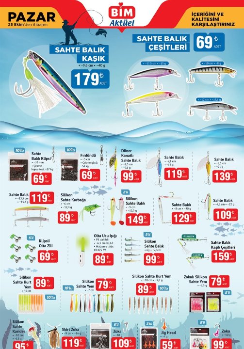25 Ekim BİM aktüel kataloğu satışta! Bugün BİMe neler geldi?