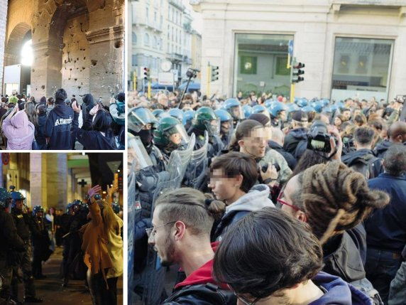 Romada kan aktı, Milanoya asker indi! Meloni muhalefete ateş püskürdü