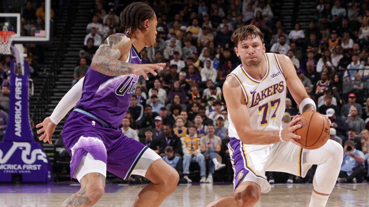 Doncic şov: Jazz'ı dağıttı, Lakers 3'te 3 yaptı