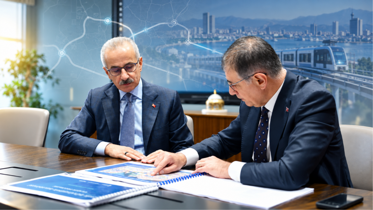 İzmir'e deniz altından raylı sistem gündemde