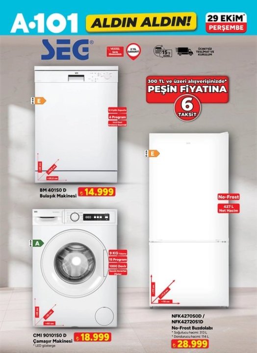 A101 aktüel ürünler 29 Ekim kataloğu! A101e bu hafta neler geliyor?