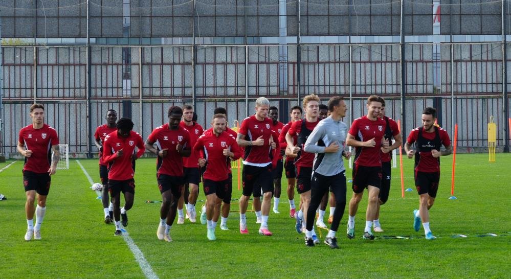Samsunspor'da Başakşehir maçı hazırlıkları sürüyor.
