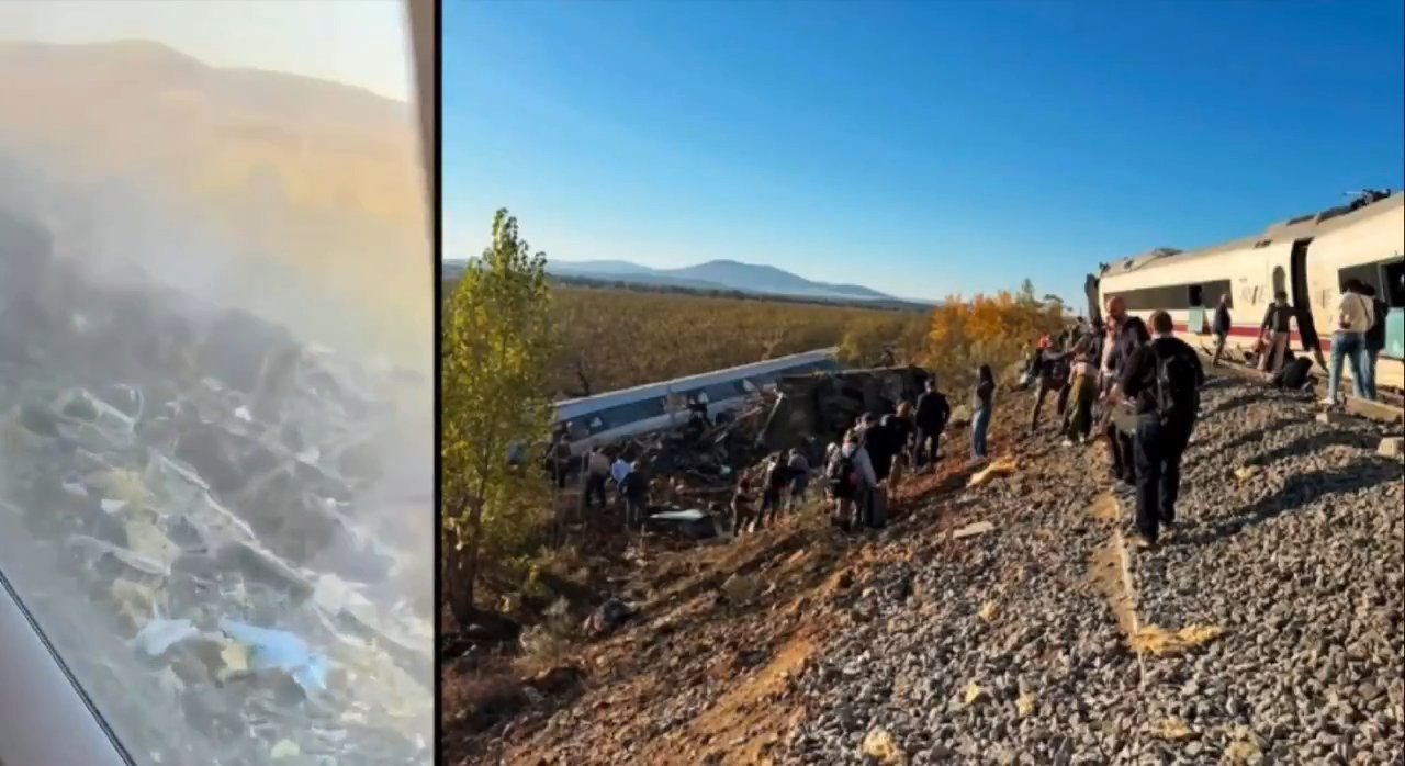 İspanyada tren kazası! En az 10 ölü, çok sayıda yaralı var