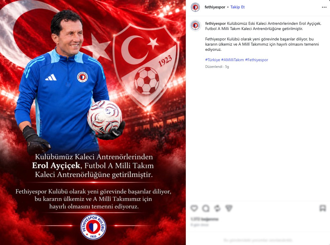 Fethiyespor'un paylaşımı