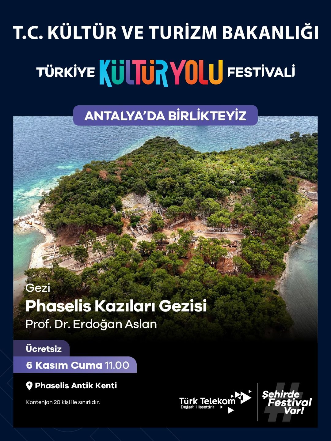 Türkiye’nin turizm başkenti Antalya, Türkiye Kültür Yolu Festivaline ev sahipliği yapacak