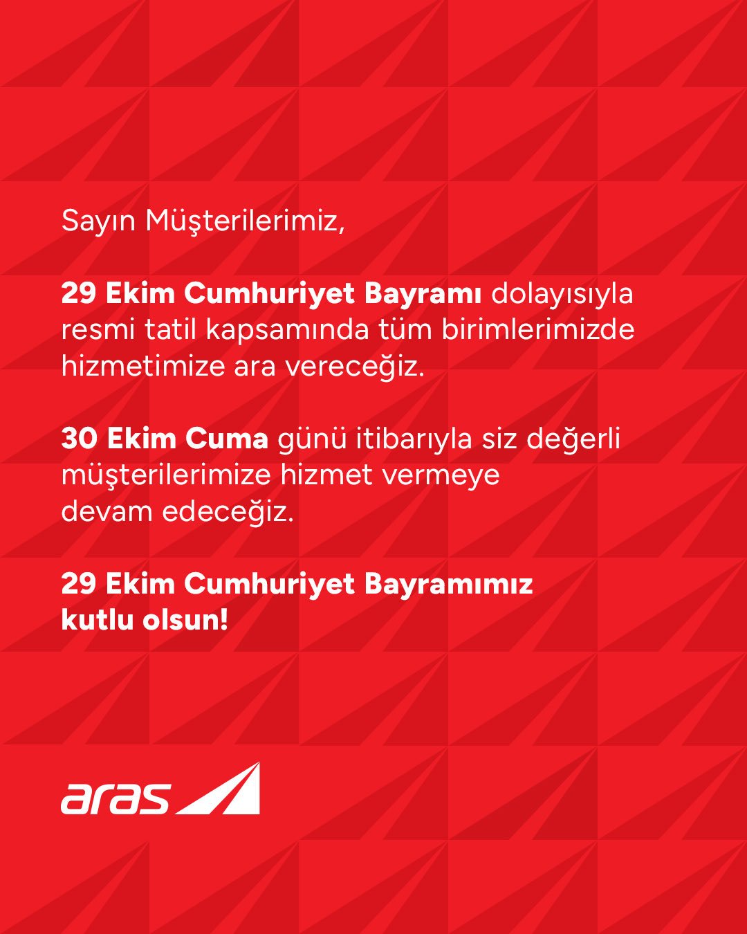 Yarın kargolar açık mı, çalışıyor mu? 29 Ekim kargoların çalışma durumu