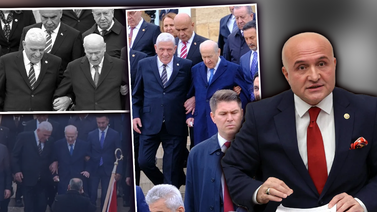 Bahçeli ve Dervişoğlu kol kola! Ankara’da 29 Ekim töreni sonrası dikkat çeken anlar