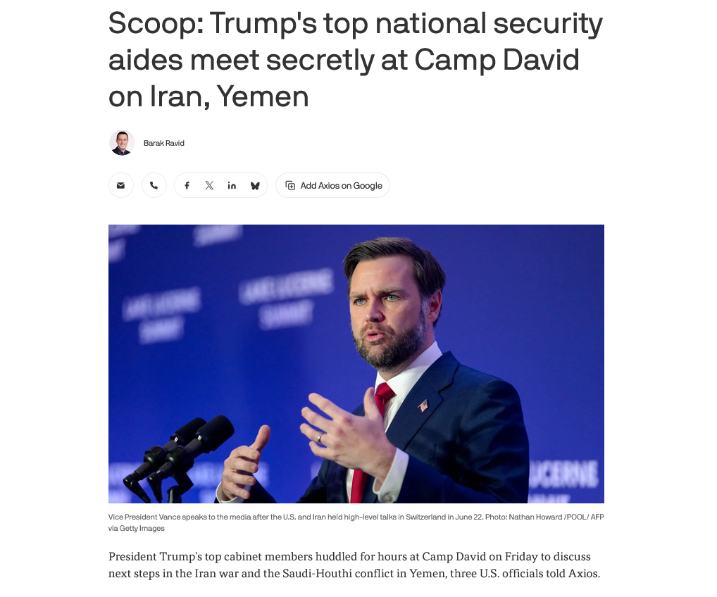 İran için kritik saatler! Trump kurmaylarının gizli zirvede buluştuğu iddia edildi