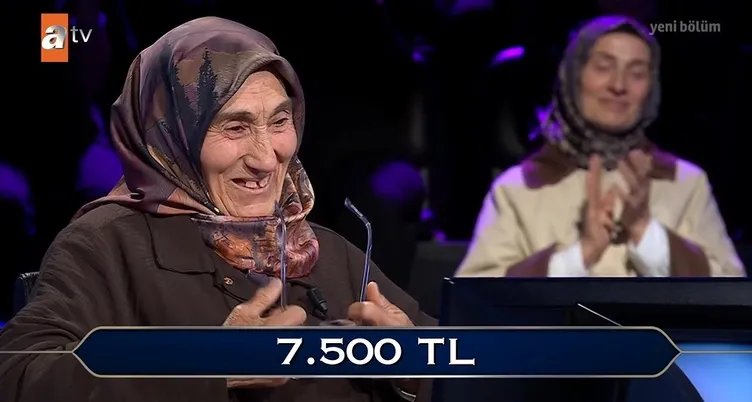 71 yaşındaki Gülfidan Teyze Milyoner'e damgasını vurdu! "Umre param çıktı"