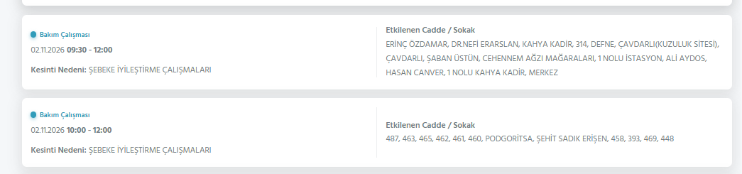 Ankara elektrik kesintisi 1-2 Kasım! Başkent EDAŞ elektrik kesintisi yaşanan ilçeler