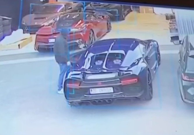 Bugatti CEO’sunun 3 milyon euroluk aracı çalındı! Hırsızı kendisi kovaladı