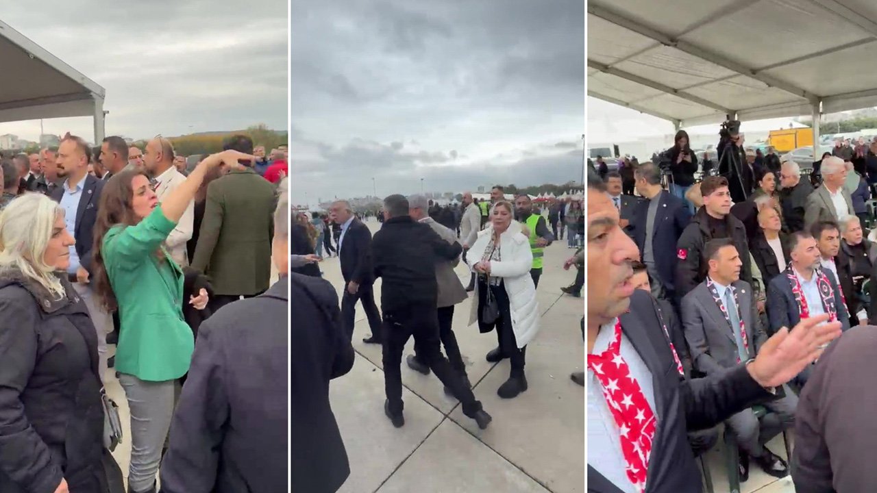 CHP ile Yeni Parti birbirine girdi! O anlar etkinliğe damga vurdu