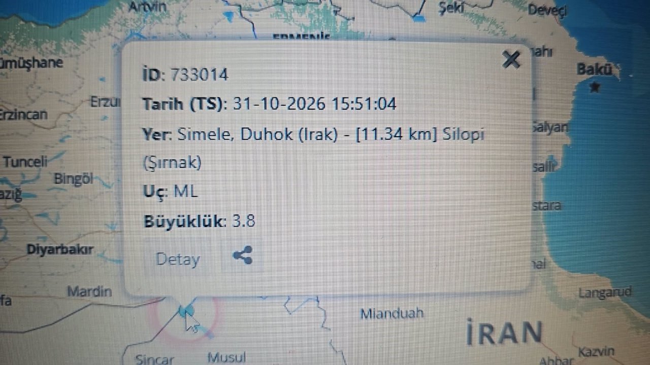 Irak sallandı, Türkiye'de hissedildi! Depremin büyüklüğü belli oldu