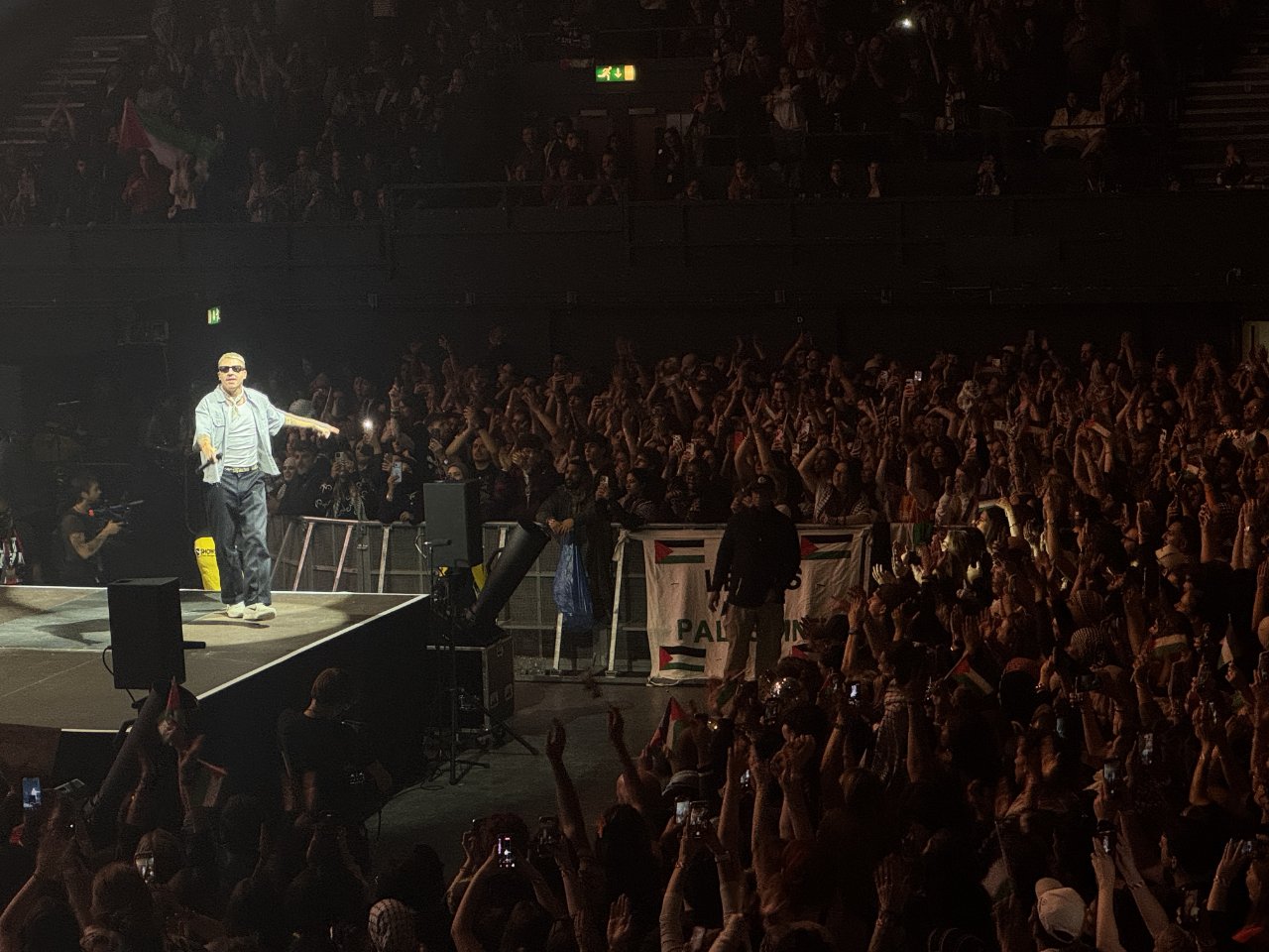 Londra’da tarihi gece! Macklemore'un konserinde 10 bin kişi 'Özgür Filistin' için tek ses oldu