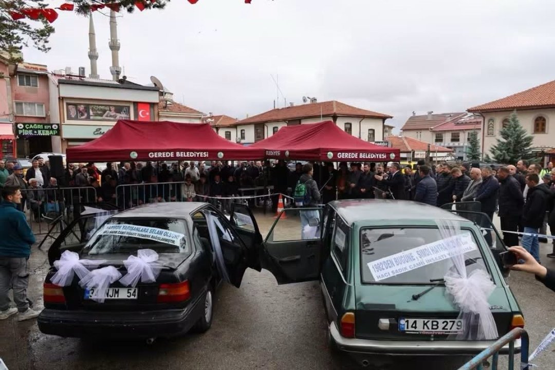 2 otomobil cami inşaatı için 410 bin TL'ye satıldı