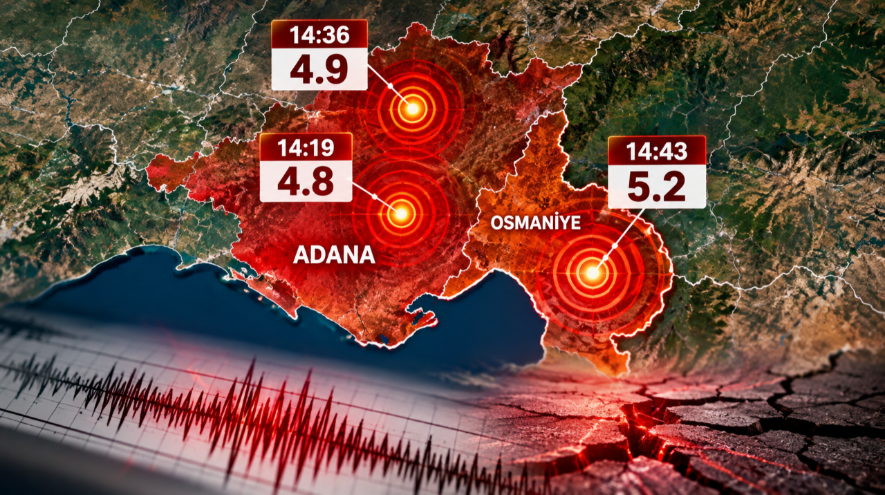 Adana ve Osmaniye peş peşe sallandı! Bakanlardan ve Vali Yavuz'dan ilk açıklama