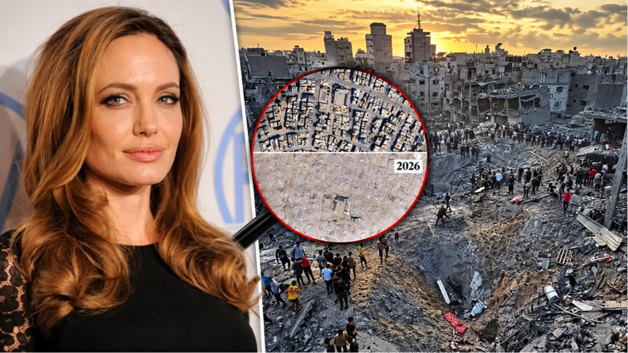 Angelina Jolie dünyaya Gazze'yi gösterdi!