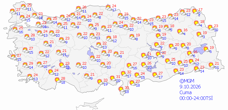 Bu hafta hava nasıl olacak? 5-9 Ekim hava durumu tahminleri