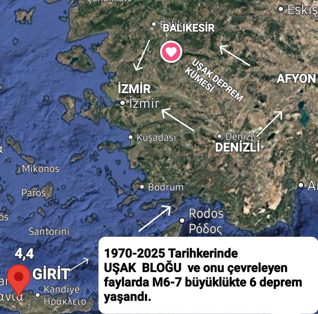 ‘Deprem tümörü’ büyüyor mu? Osman Bektaş Ege depremi sonrası 3 ili sıraladı: Girit Kuşağı deformasyonu taşıyor olabilir