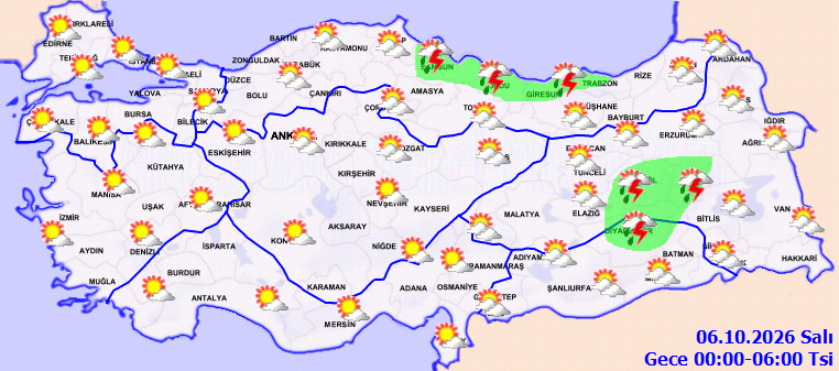 Bugün yağmur var mı? 5 Ekim İstanbul, Ankara, İzmir, Antalya, Bursa hava durumu
