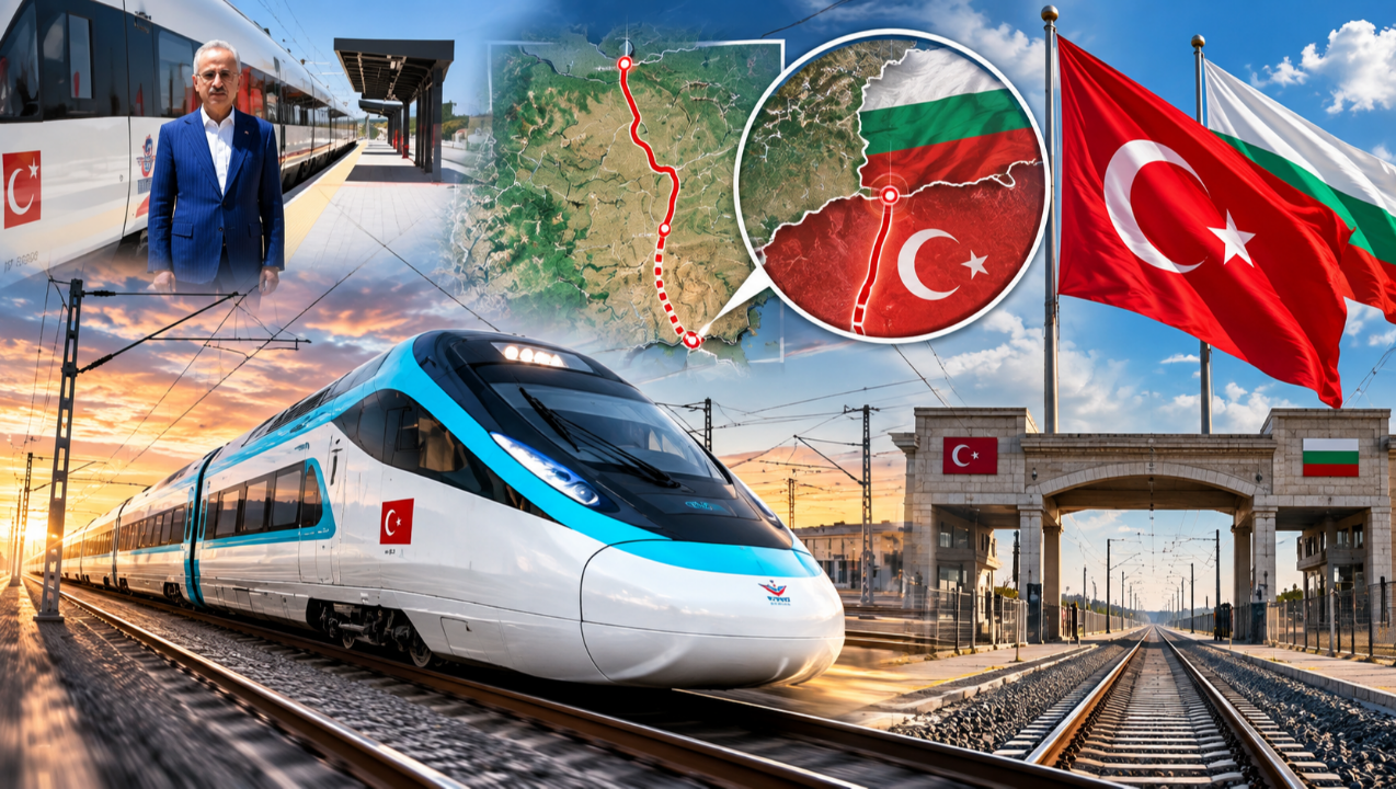 Türkiye Avrupa'ya ray döşedi! Bulgar basını manşetten duyurdu