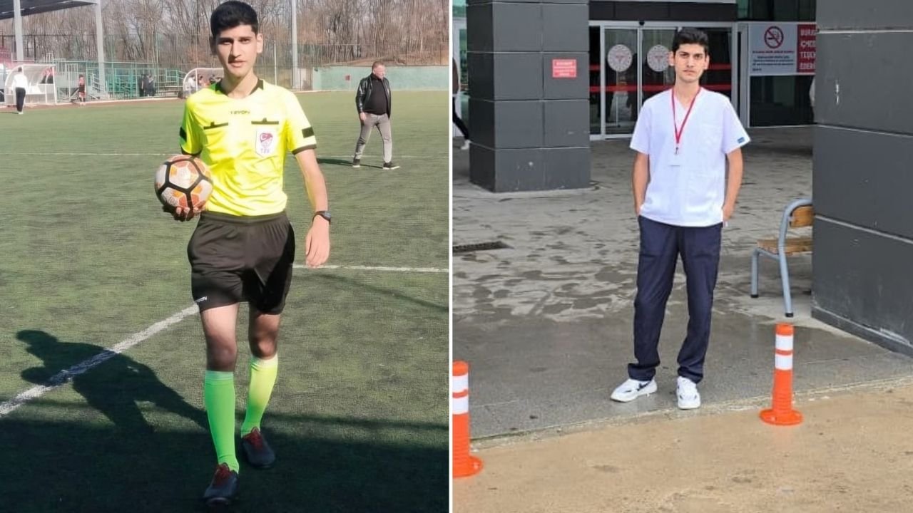 17 yaşında hem okuyor hem hakemlik yapıyor