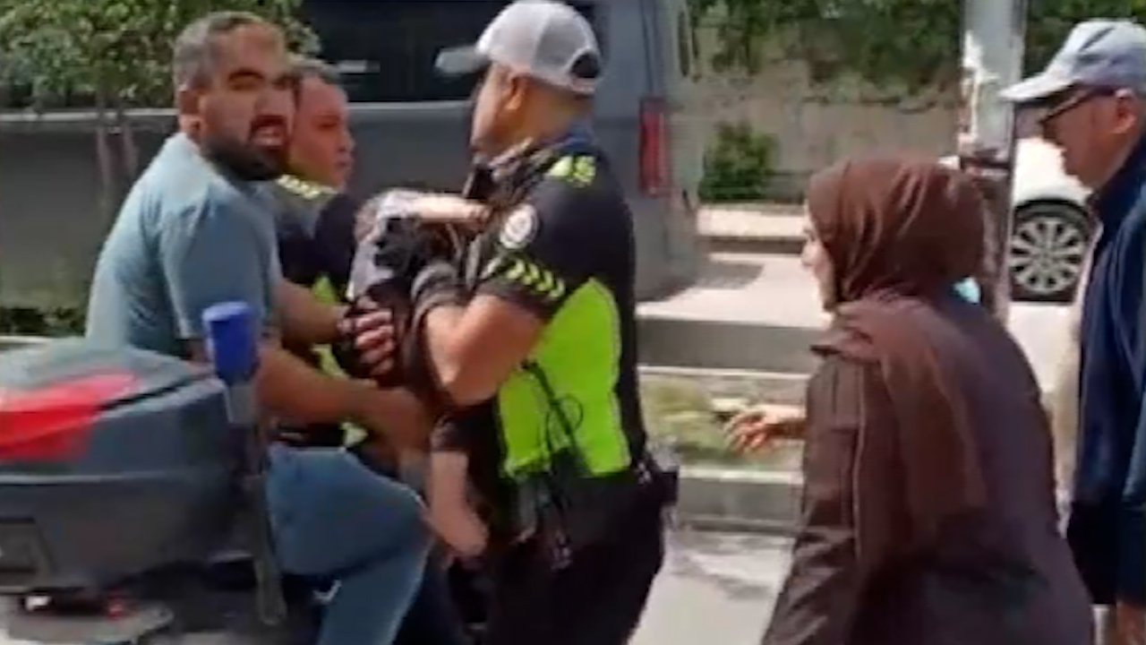Ailenin feryadı ekipleri harekete geçirdi! Fenalaşan bebeğin yardımına motorize polis koştu görseli
