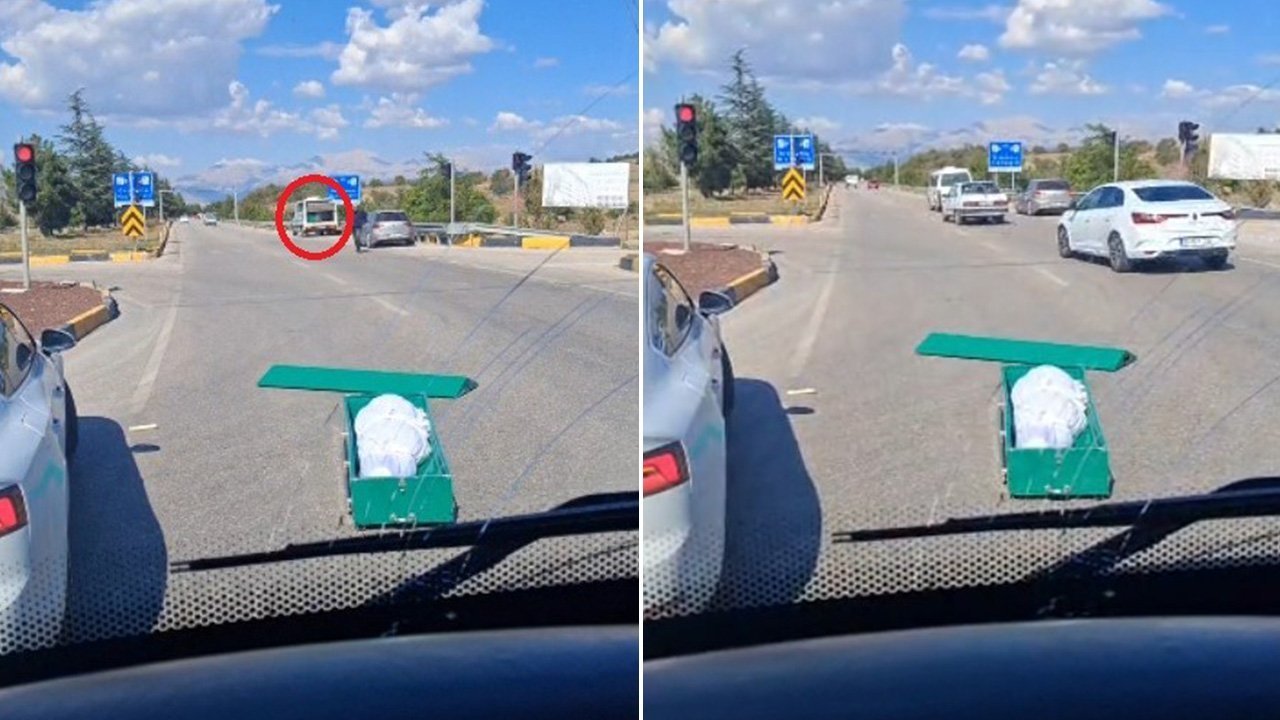 TABUT YOLA DÜŞTÜ
