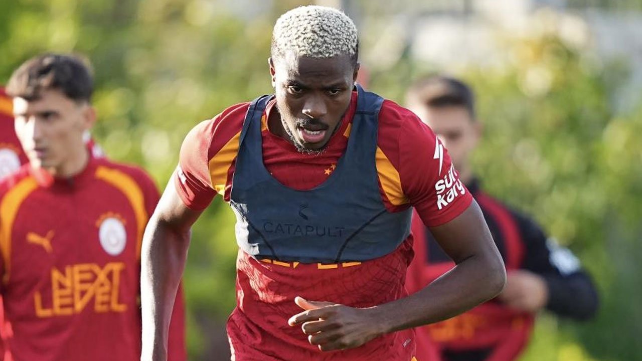 Galatasaray'da Victor Osimhen sevinci