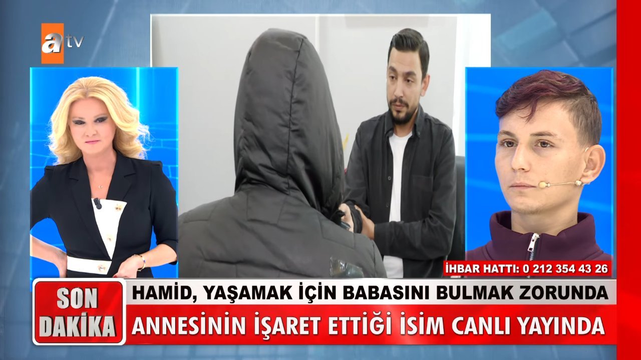 Hamidin yıllardır aradığı babası ortaya çıktı! Müge Anlının programında yüzleştiler