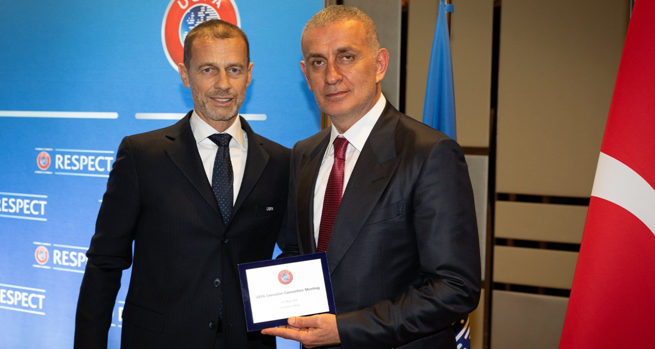 Hacıosmanoğlu'nun, bugün UEFA Başkanı Aleksander Ceferin ile İsviçre'de görüşeceği konuşuluyor.