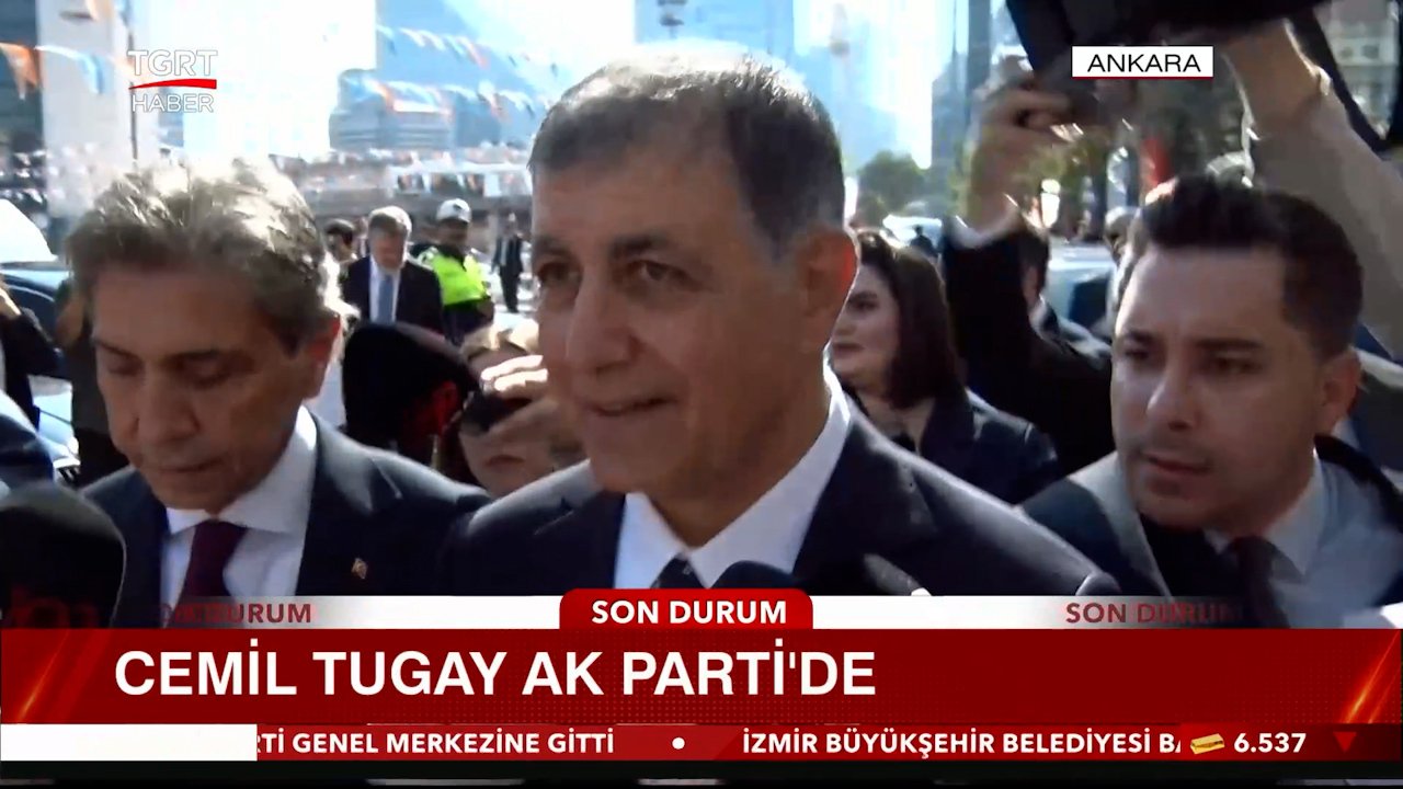Cemil Tugay, AK Parti Genel Merkezi'nde! İşte ilk sözleri