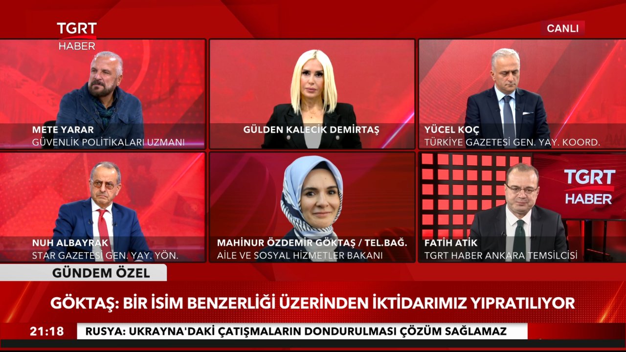 Bakan Göktaş 'fon' iddialarını TGRT Haber'de yalanladı: Adımızı lekelemelerine izin vermeyeceğim