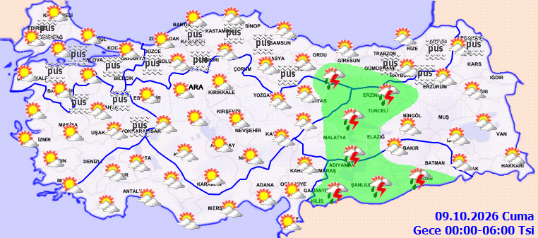 Bugün yağmur var mı, 8 Ekim Perşembe hava nasıl olacak? Meteoroloji'den günün tahmini
