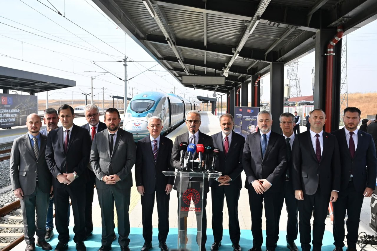Çerkezköy-Kapıkule Hattı yarın hizmete açılacak! Orta koridorun Avrupa’ya açılan en kritik yapısı