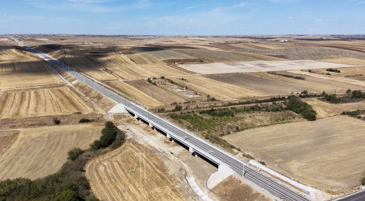 Cumhurbaşkanı Erdoğan, Çerkezköy-Kapıkule Hızlı Tren Hattı açılış töreninde konuşuyor