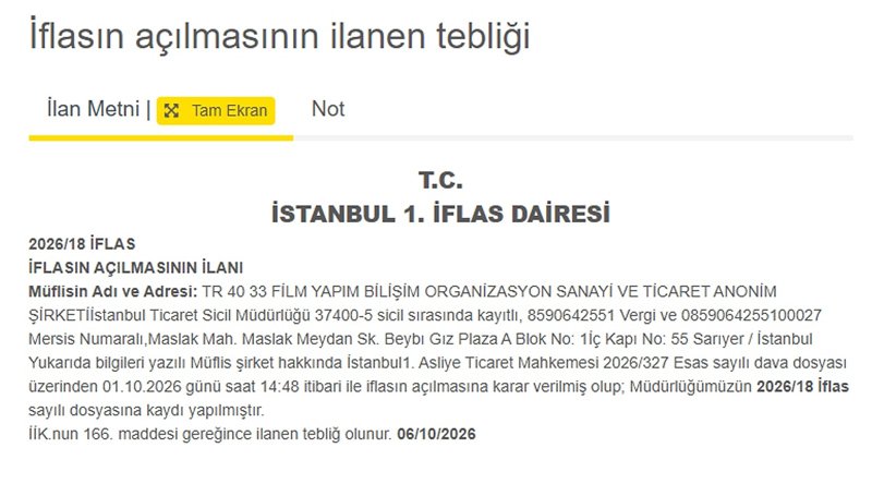 Murat Cemcir’in şirketi için yolun sonu! Mahkemeden iflas kararı çıktı