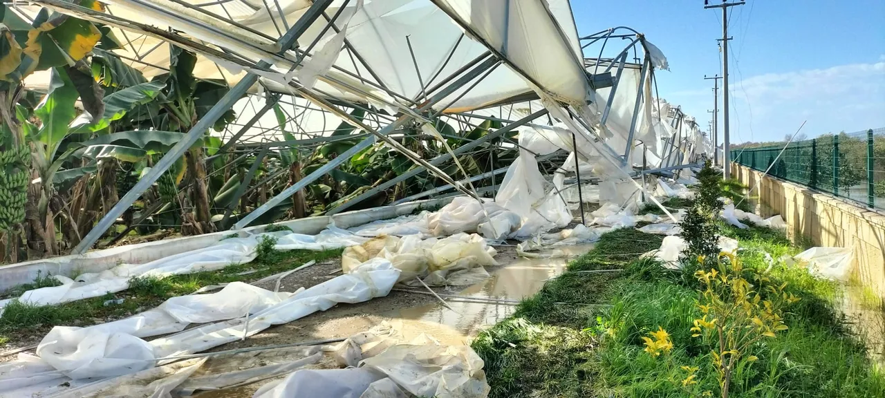 Hayat kurtaran çığlık! İçinde yaşadığı konteynerle metrelerce uzağa uçtu