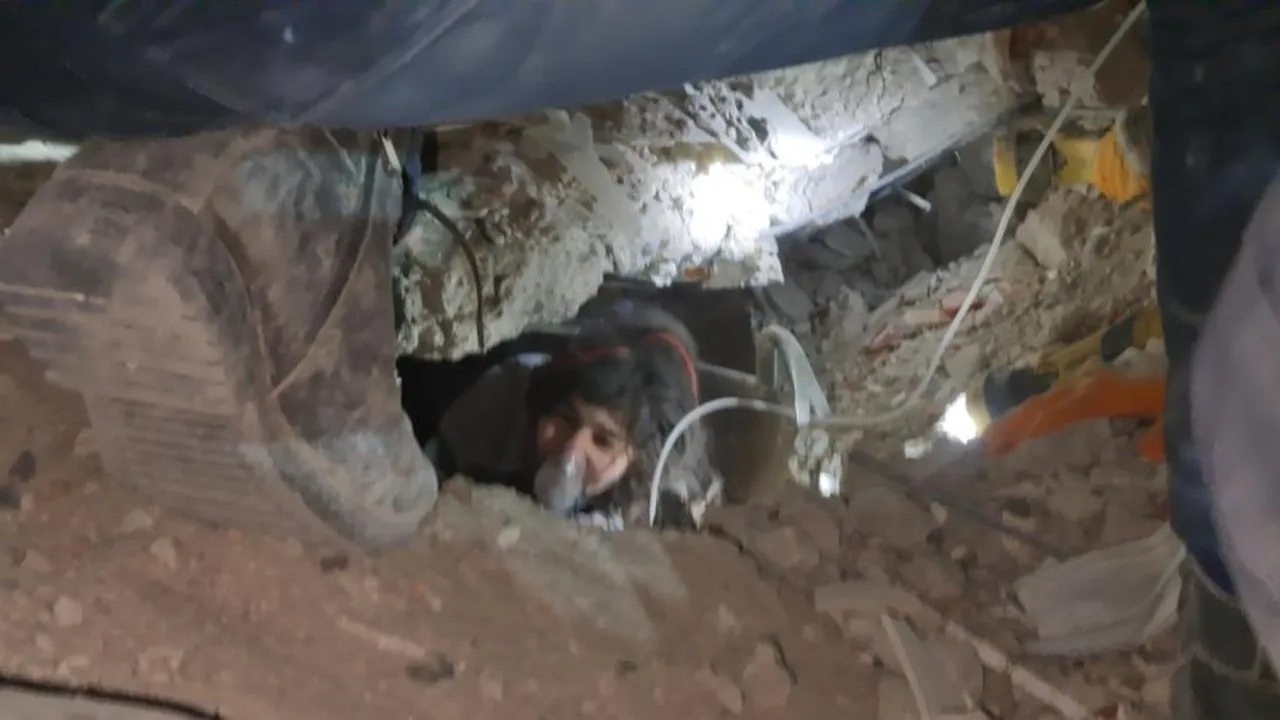 Kedi sandı, küçük bir kız çıktı! Tam 40 saat sürdü...