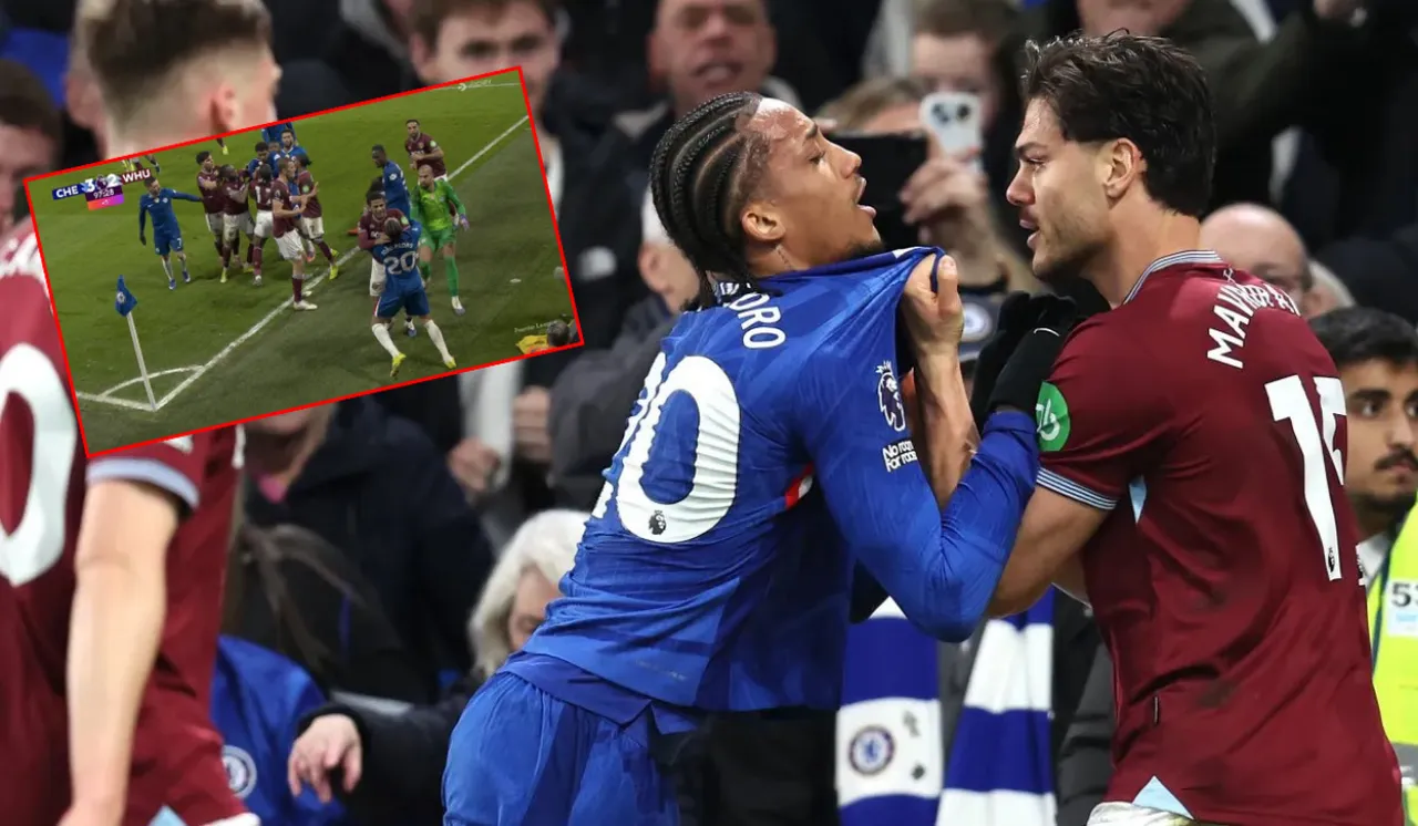 Premier Lig'de maçta kavga çıktı: 'Onu yemeye çalışıyor gibi'