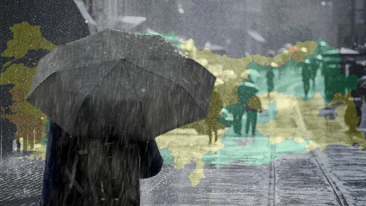 Sağanak ve fırtına geliyor! Meteoroloji’den 54 il için uyarı