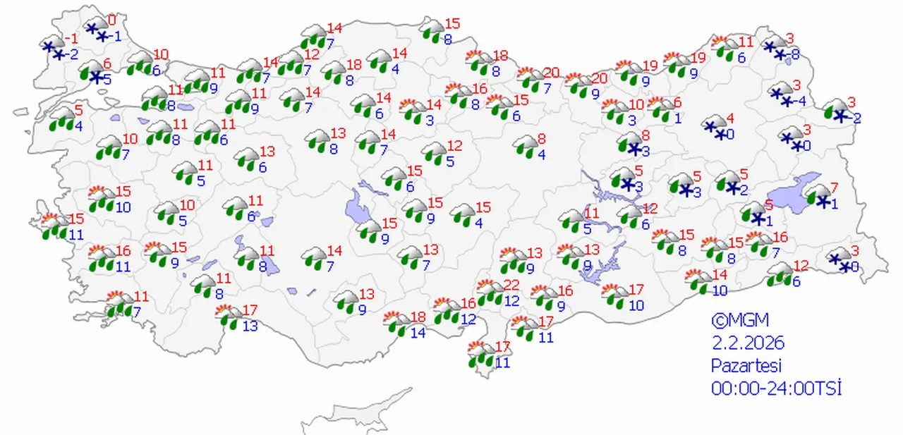 Sağanak ve fırtına geliyor! Meteoroloji’den 54 il için uyarı