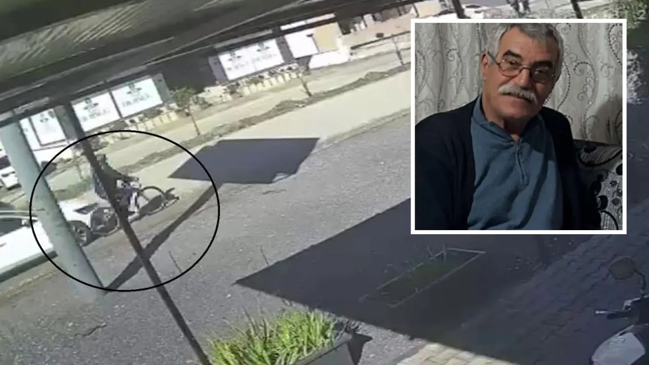 Hatay'da kaza! Bisiklet kullanan yaşlı adamın feci ölümü kamerada