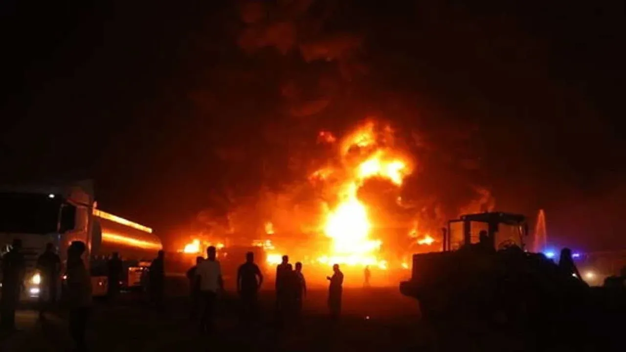 Irak’ta petrol rafinerisinde yangın çıktı! Ölü ve yaralılar var
