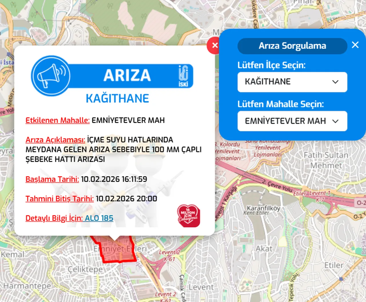 İSKİ İstanbul su kesintisi! 10 Şubat İstanbul'da sular ne zaman gelecek?