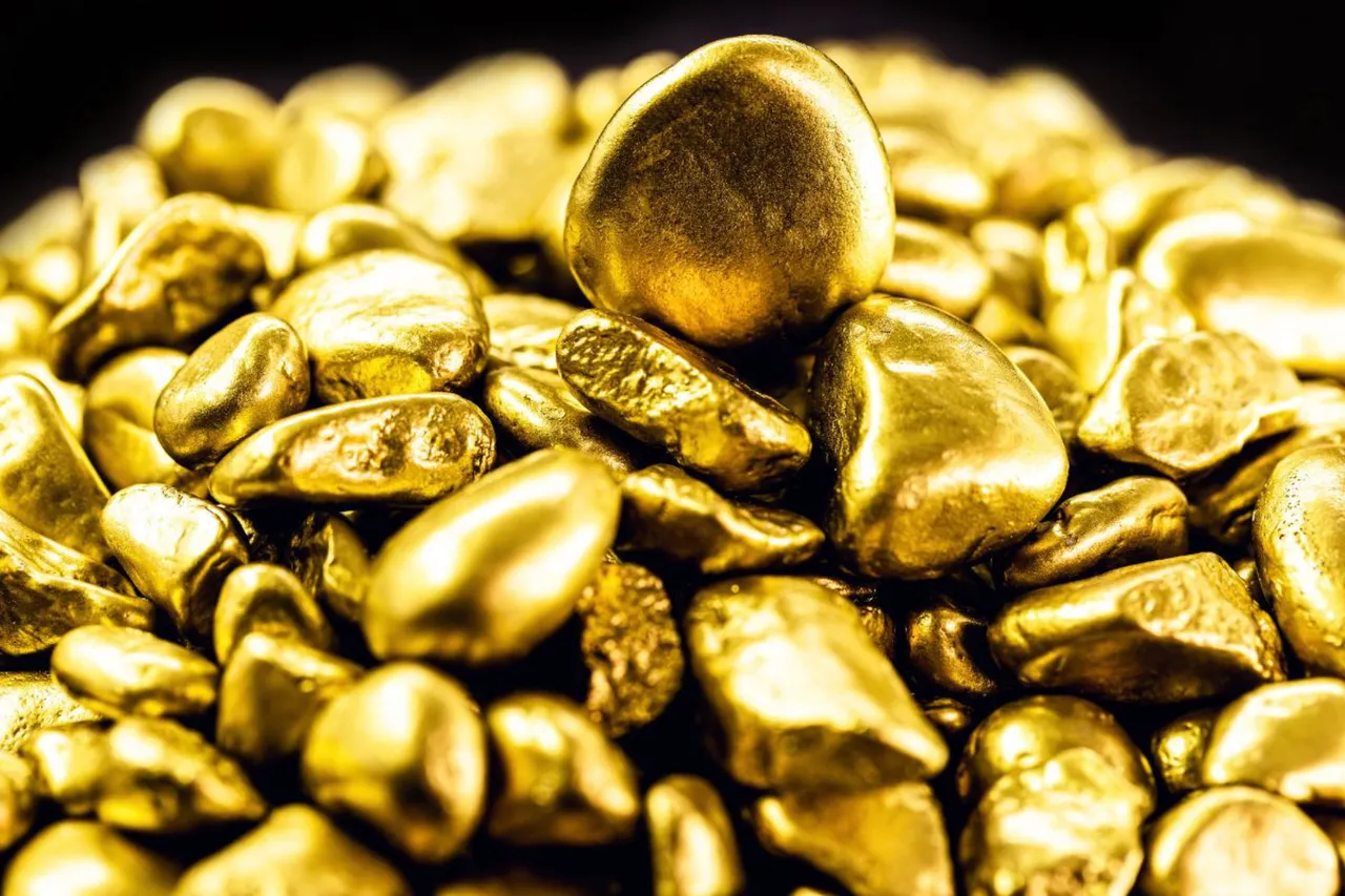 Nehir yatağında ortaya çıktı: Gelen altını kovayla topluyor