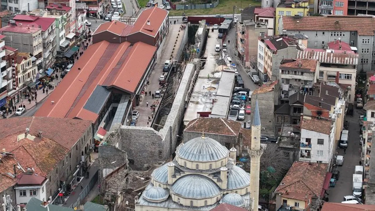 Trabzon'da zeminin 8 metre altından tarih çıktı! Dünyada sadece 3 tane var