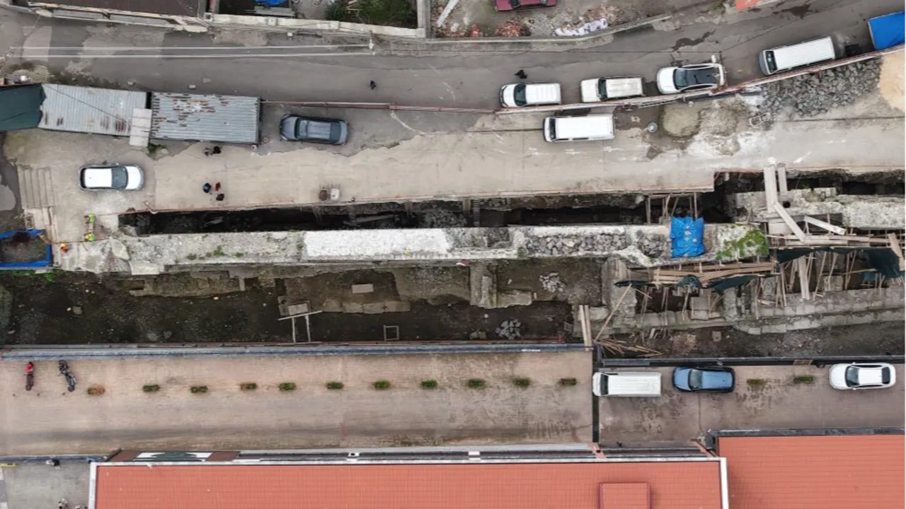 Trabzon'da yerin 8 metre altından tarih çıktı! Dünyada sadece 3 tane var